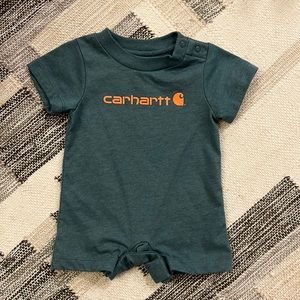 Carhartt Green & Orange onesie